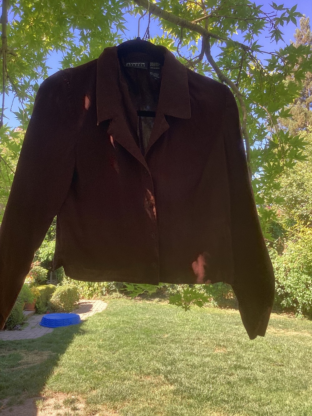 Liz Claiborne Brown Button Up Top